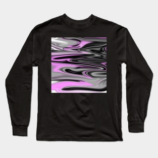 Pink Marble Long Sleeve T-Shirt